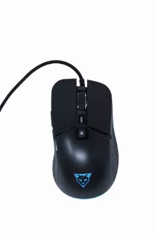  Mouse Ocelot Gaming Ocm Techno Black óptico, 7 Botones, 7200 Dpi, Interfaz Usb Tipo A, Color Negro